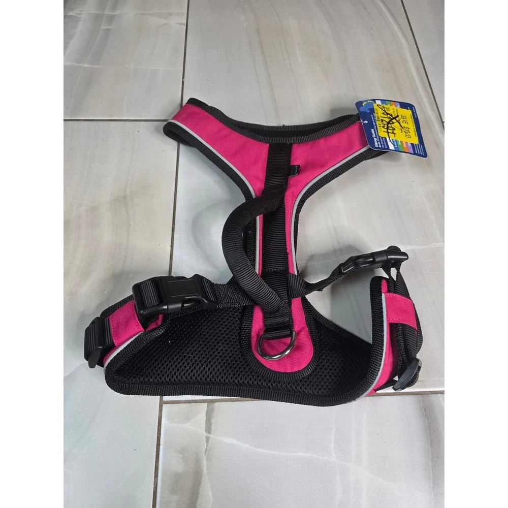 PetSafe EasySport Dog Harness Pink Medium Padded Reflective Mesh Handle S4‎